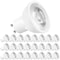 Luxrite MR16 LED Light Bulbs 6.5W (50W Equivalent) 500LM 5000K Bright White Dimmable GU10 Base 24-Pack LR21503-24PK - alternate 1